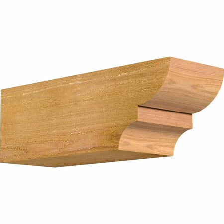 Ekena Millwork Ridgewood Rough Sawn Rafter Tail, Western Red Cedar, 6"W x 6"H x 18"L RFT06X06X18RID00RWR